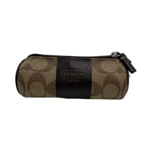 COACH コーチ F61709 ゴルフボールケース ブラウン