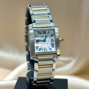 Cartier W51029Q4 タンクフランセーズ SM ピンクシェル