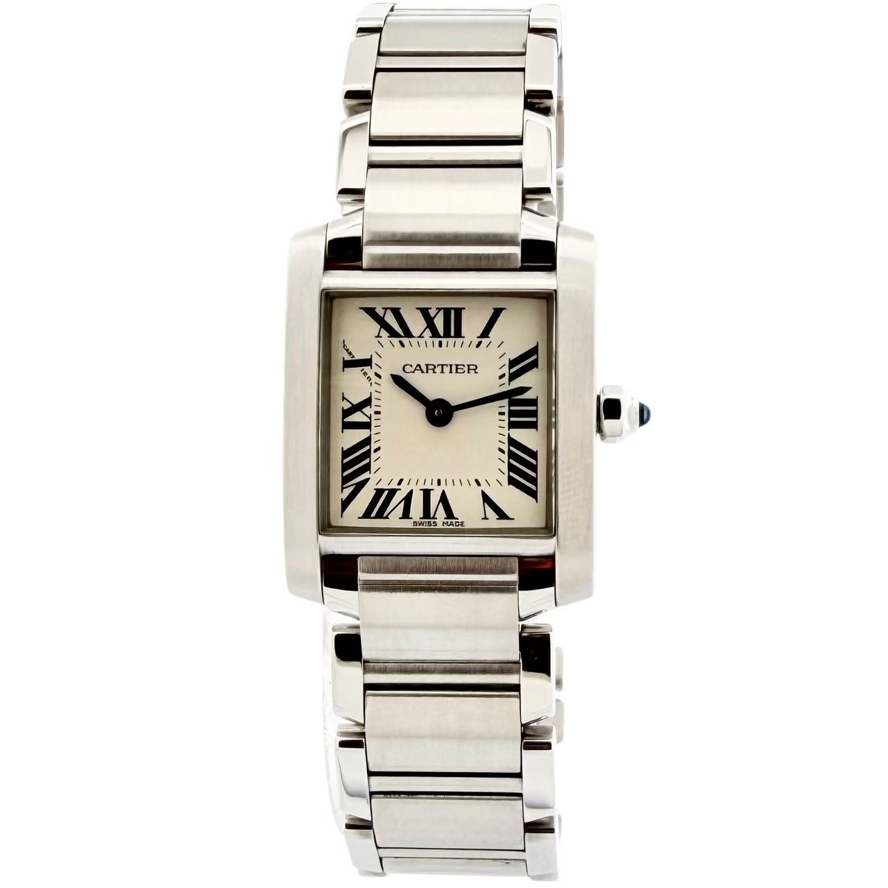 Cartier カルティエ W51008Q3 タンクフランセーズSM ホワイト - 画像 (2)