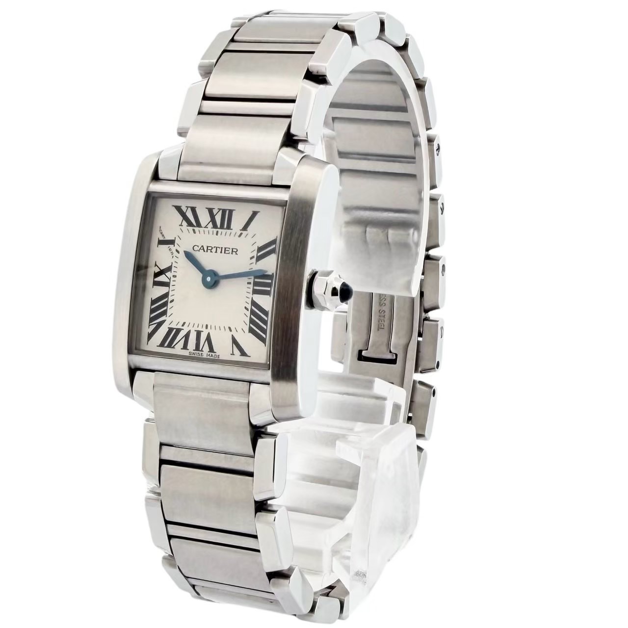 Cartier カルティエ W51008Q3 タンクフランセーズSM ホワイト - 画像 (3)