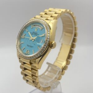 ROLEX デイデイト36 ターコイズ 128348RBR