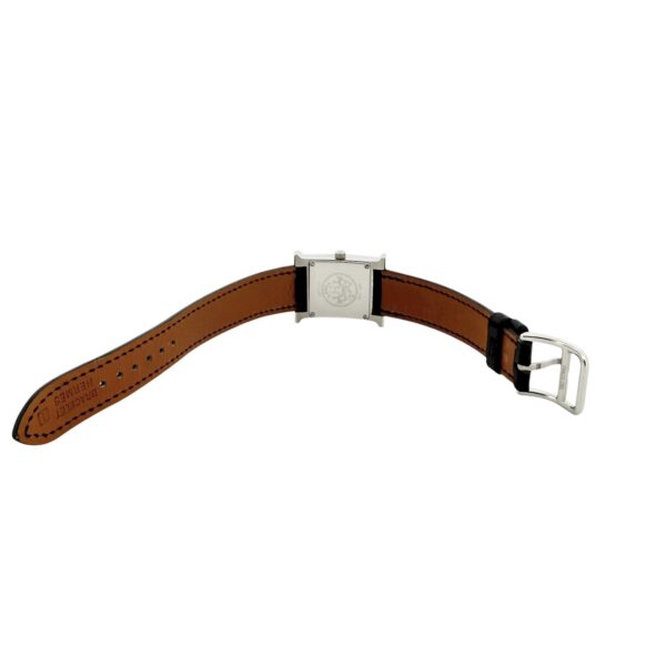 HERMES HH1.210 Hウォッチ シルバー レザーベルト | ODAFUKU
