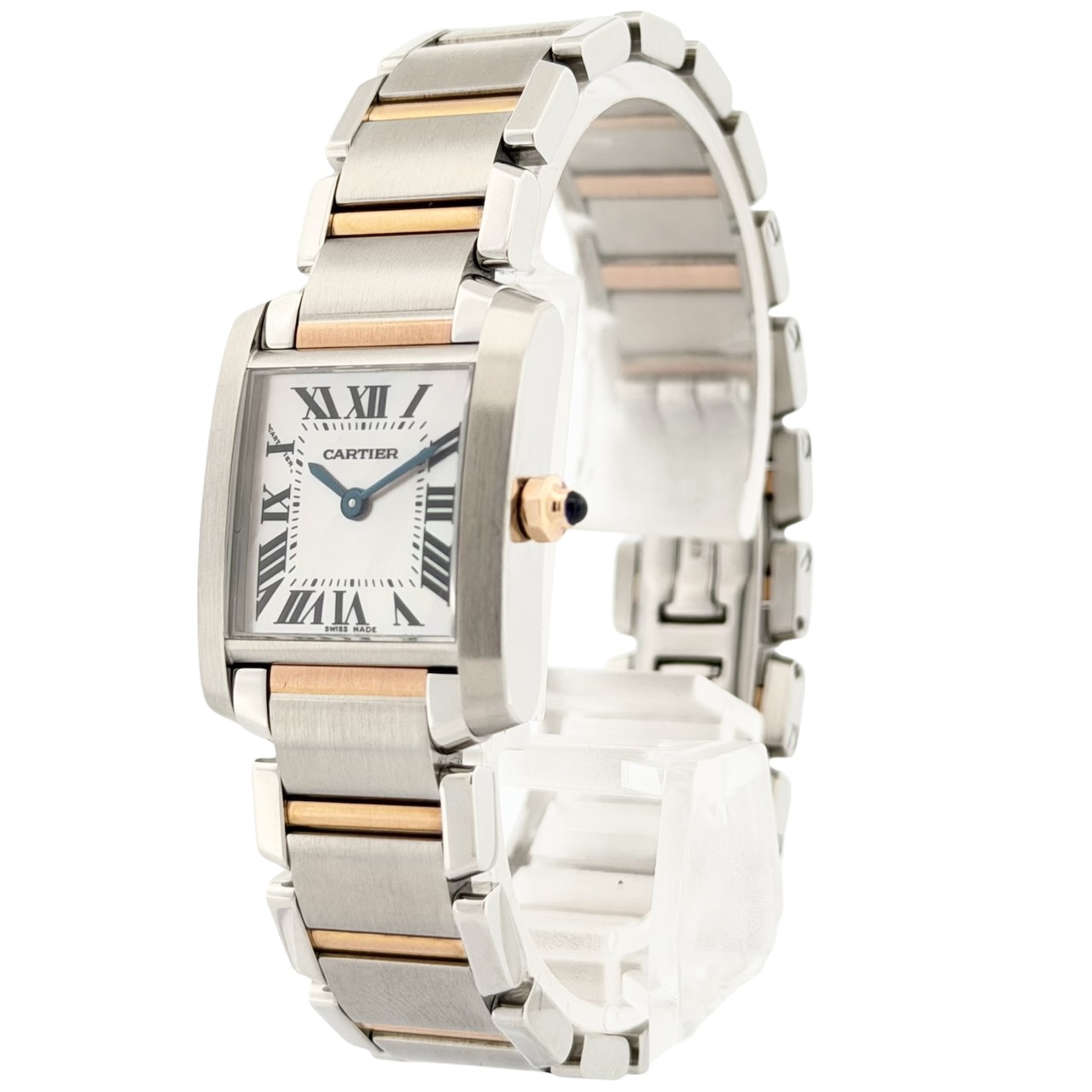 Cartier W51029Q4 タンクフランセーズ SM ピンクシェル - 画像 (3)