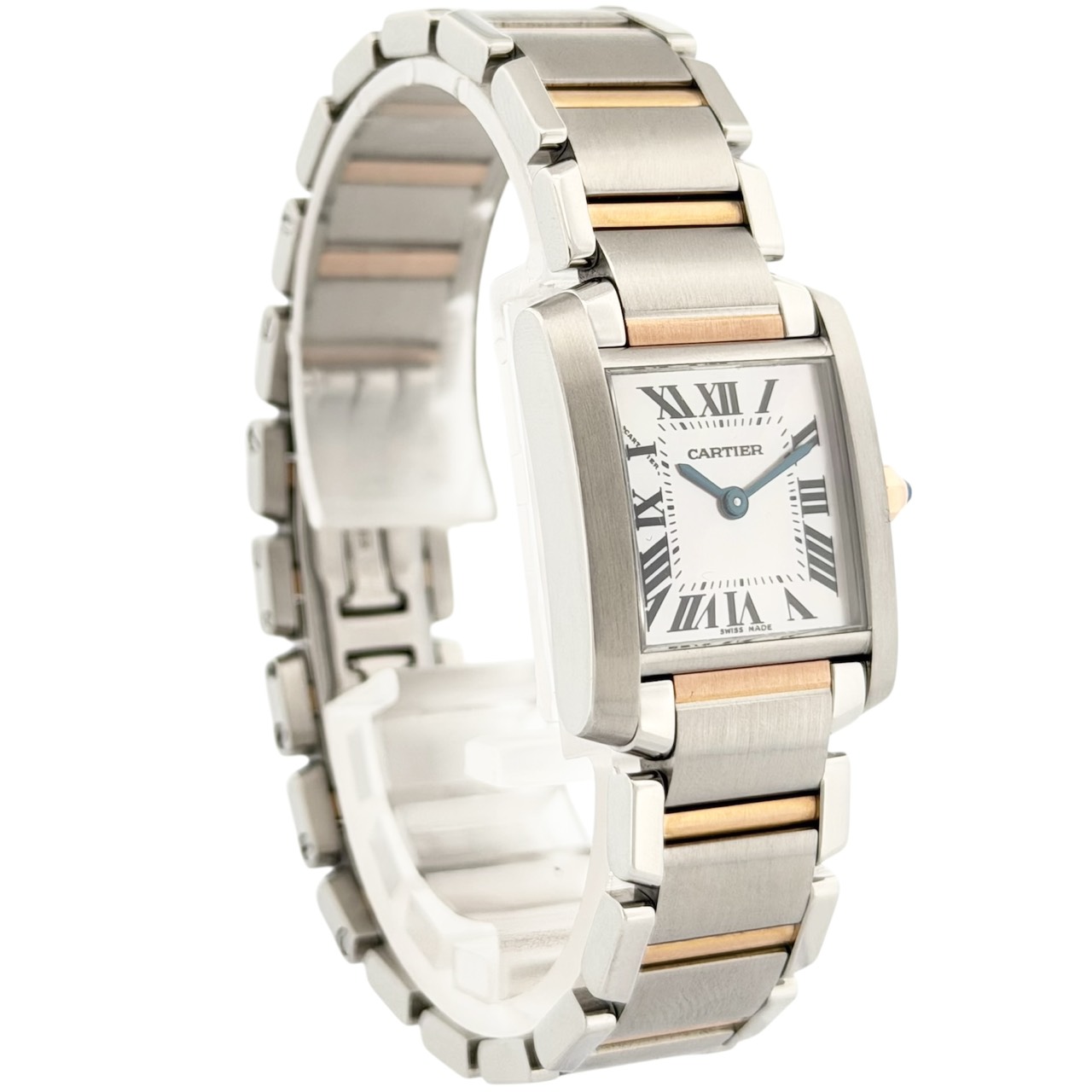 Cartier W51029Q4 タンクフランセーズ SM ピンクシェル - 画像 (4)