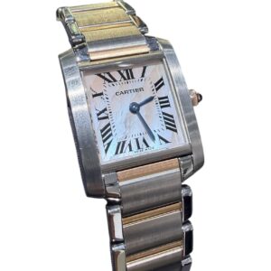 Cartier　W51029Q4　タンクフランセーズ SM ピンクシェル